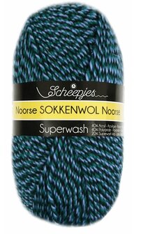 Scheepjes Noorse sokkenwol Markoma groen zwart 6852