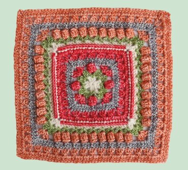 Namaqualand blanket/ deken haakpakket van Scheepjes Stone Washed door Dedri Uys + gratis Scheepjes Canvas tas 165 jaar