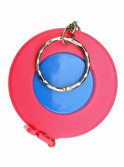 Opry rolcentimeter rose blauw