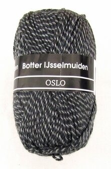 Botter IJsselmuiden Oslo sokkenwol 37 Antrciet lichtgrijs