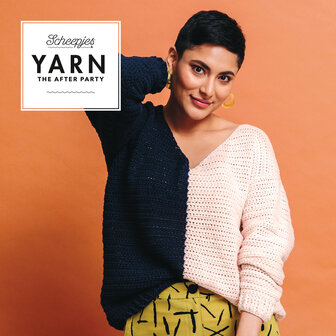 YARN The After Party nr.88 Half &amp; Half Sweater ontworpen door Liliana Buce-Chmelko.