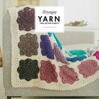 Memory Throw van Scheepjes Stone en River Washed  Breibar pakket 213 + gratis patroon