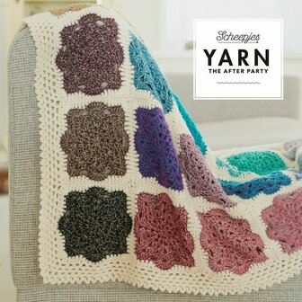 Memory Throw van Scheepjes Stone en River Washed  Breibar pakket 213 + gratis patroon