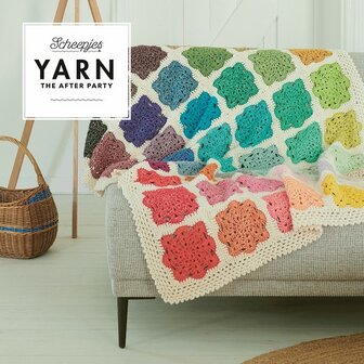 Memory Throw van Scheepjes Stone en River Washed  Breibar pakket 214 + gratis patroon