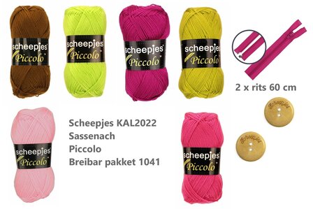 Scheepjes KAL2022 Sassenach Piccolo  compleet Breibar  breipakket 1041