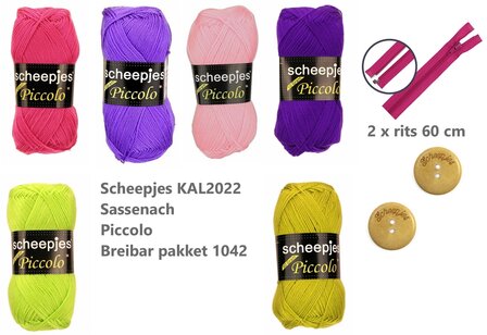 Scheepjes KAL2022 Sassenach Piccolo  compleet Breibar  breipakket 1042