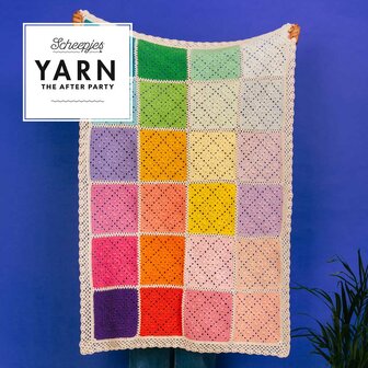 Colour Shuffle Blanket  van Scheepjes Softfun met gratis patroon YARN The After Party nr.152