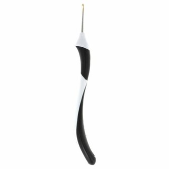 Addi haaknaald maxi swing 1.75 mm wit zwart 16 cm