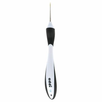 Addi haaknaald maxi swing 1.5 mm wit zwart 16 cm