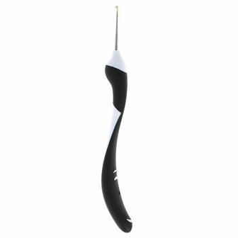 Addi haaknaald maxi swing 1.5 mm wit zwart 16 cm