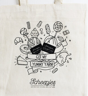 Scheepjes Scrumptious canvas tas 39,5x38cm