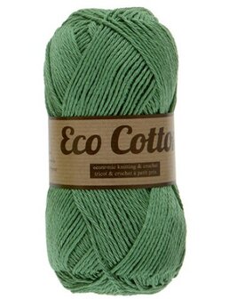 Eco Cotton kleur groen 045 Lammy Yarns