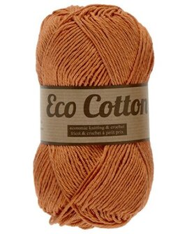 Eco Cotton kleur oranje 847 Lammy Yarns