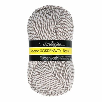 Scheepjes Noorse sokkenwol Beige / licht Bruin 6850