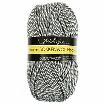 Noorse sokkenwol Markoma beige licht en donker grijs 6848
