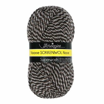 Noorse sokkenwol Markoma beige grijs zwart 6854