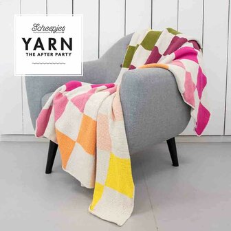 Tunisian Tiles Blanket Sunset van Scheepjes Softfun garenpakket met gratis patroon