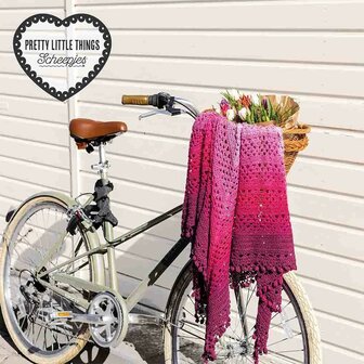 Crochet Bobble Shawl van Scheepjes Whirl en Whirlette garen pakket + gratis patroon