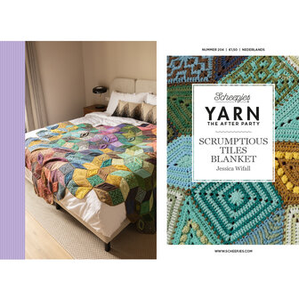 Scheepjes Tiles Blanket van Scheepjes Scrumptious compleet garen pakket + gratis Patroon YARN - The After Party 204