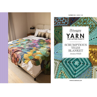 Scheepjes Tiles Blanket van Scheepjes Scrumptious compleet garen pakket + gratis Patroon YARN - The After Party 204