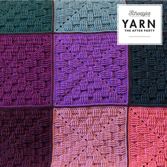 Squares en Stripes Blankets van Scheepjes Scrumptious compleet garen pakket + gratis Patronen YARN - The After Party 202 en 203