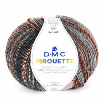 DMC Pirouette gekleurd garen kleur 801