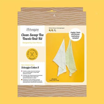 Scheepjes Clean Sweep Tea Towels breikit  + patroon