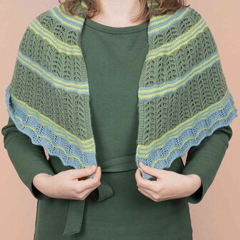 Scheepjes Fibonacci Shawlette breikit inclusief patroon