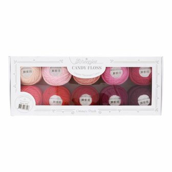 Scheepjes Candy Floss colour pack 10x20gr Raspberry