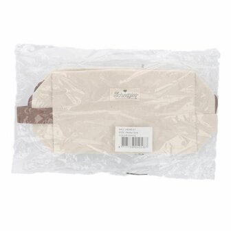 Scheepjes Etui voor accessoires 24x13x9cm licht beige