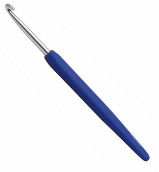 KnitPro haaknaald soft feel donkerblauw 4.50 mm