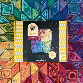 Scheepjes CAL 2024 Festival of Lights blanket - Organicon kit, incl 3 kaarten en een Scheepjes mok.