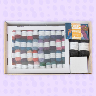 Scheepjes CAL Festival of Lights blanket - Metropolis kit incl gratis rolcentimeter