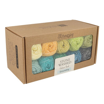 Scheepjes Stone Washed colour pack 10x25g - Grounding
