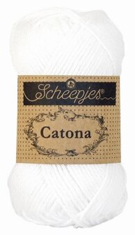 Scheepjes Catona 50gr. sneeuw wit 106