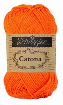 Scheepjes Catona 50gr. royal orange \ oranje 189