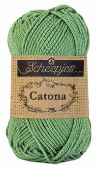 Scheepjes Catona 50gr. sage green \ grijs groen 212