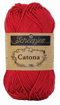 Scheepjes Catona 50gr. scarlet \ scharlakenrood 192