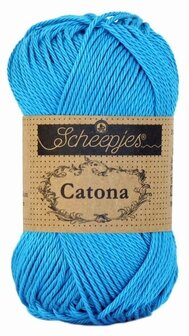 Scheepjes Catona 50gr. vivid blue \ levendig blauw 146