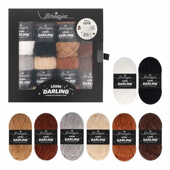 Scheepjes Little Darling - Beary Cute - colour pack 8x25g