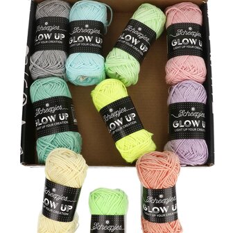 Scheepjes Glow Up colour pack 10 x 25 gram bolletjes