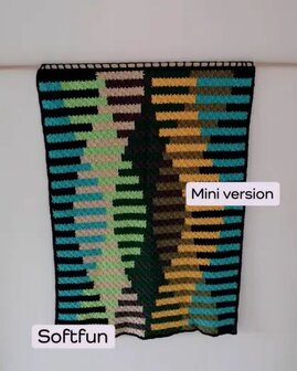 Crochet In My DNA MAL compleet garen pakket van Scheepjes Softfun  voor klein formaat