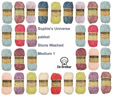 Sophie&#039;s Universe  pakket Stone Washed medium Nu met gratis de Sophies Universe tas!