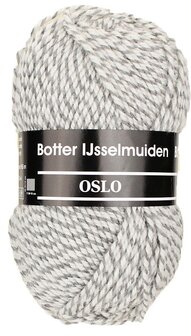 Botter IJsselmuiden Oslo sokkenwol 2 lichtgrijs wit 