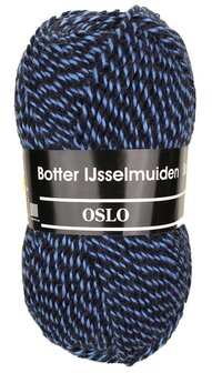Botter IJsselmuiden Oslo sokkenwol 96 blauw zwart 