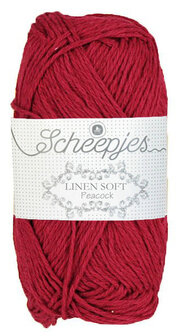 Scheepjes Linen Soft  604 fuchsia roze