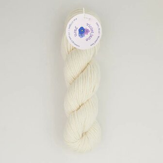 Oxford Violet Jane Worsted solid 50584 Bleached White