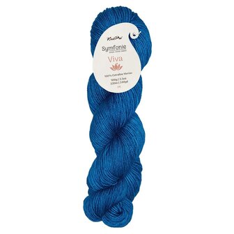 Symfonie Viva solid 1014 Peacock Blue
