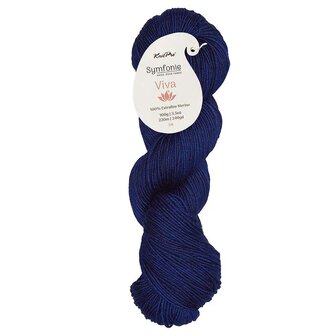Symfonie Viva solid 1017 Delhi Blue