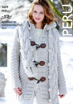 Scheepjes Storm Cowl kit Peru donker grijs